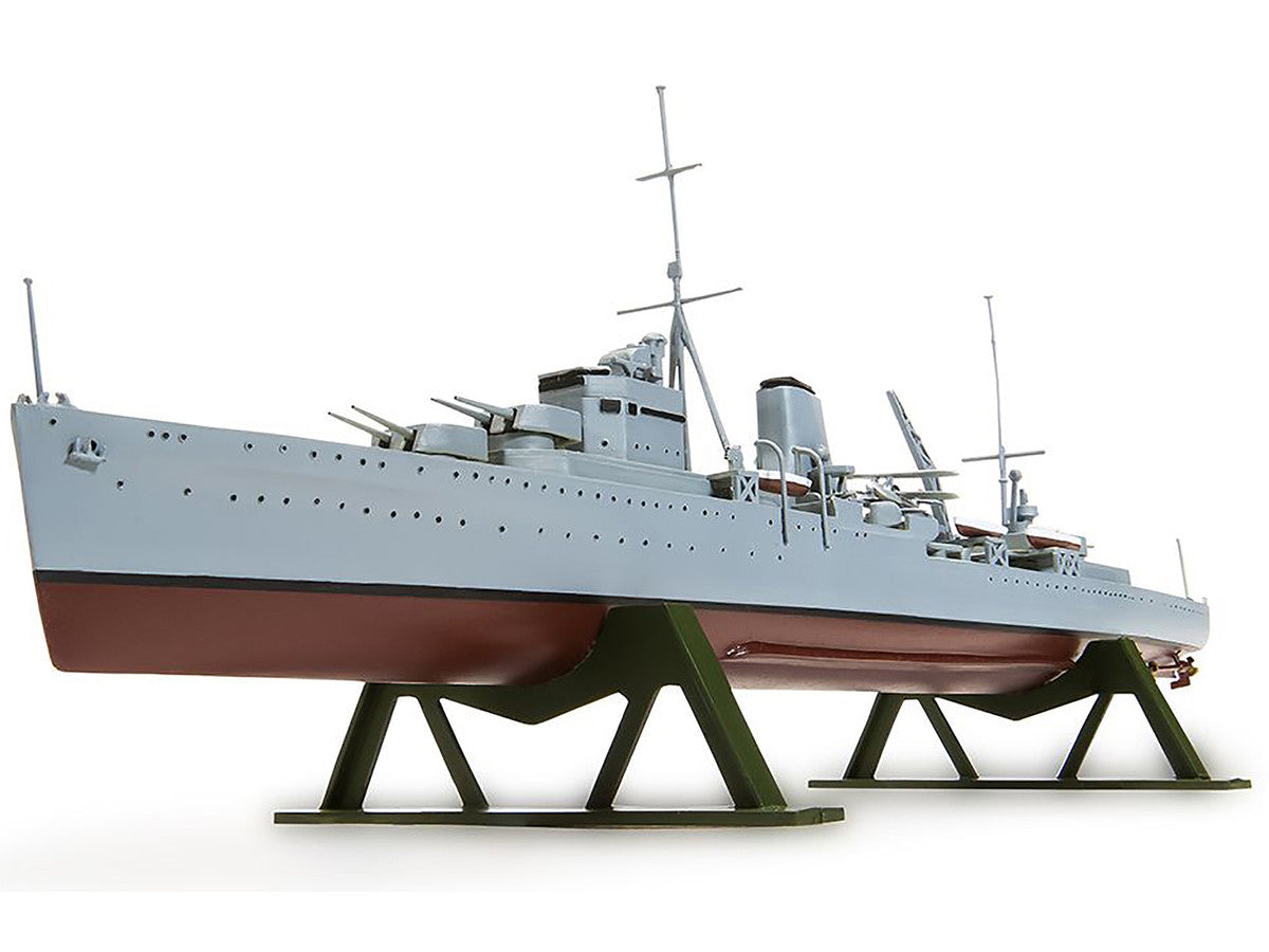 Level 3 Model Kit HMS Ajax Light Cruiser 1/600 Plastic Model Kit by Airfix Airfix