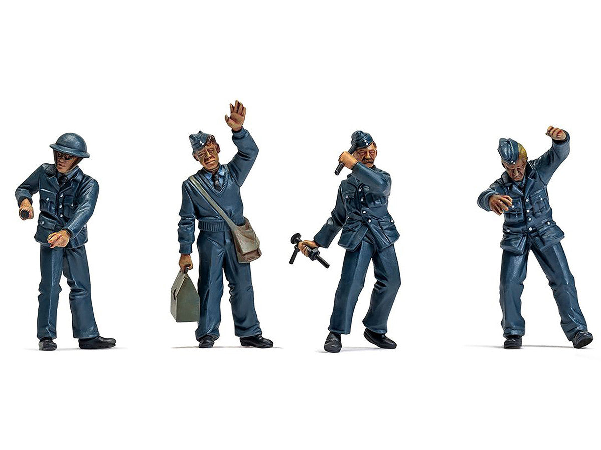 Level 1 Model Kit WWII RAF Ground Crew Figure and Accessory Set 1/48 Plastic Model Kit by Airfix Airfix