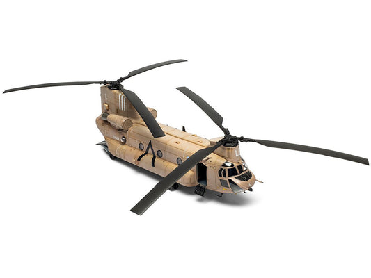 Level 3 Model Kit Boeing Chinook HC.1 Helicopter with 2 Scheme Options 1/72 Plastic Model Kit by Airfix Airfix