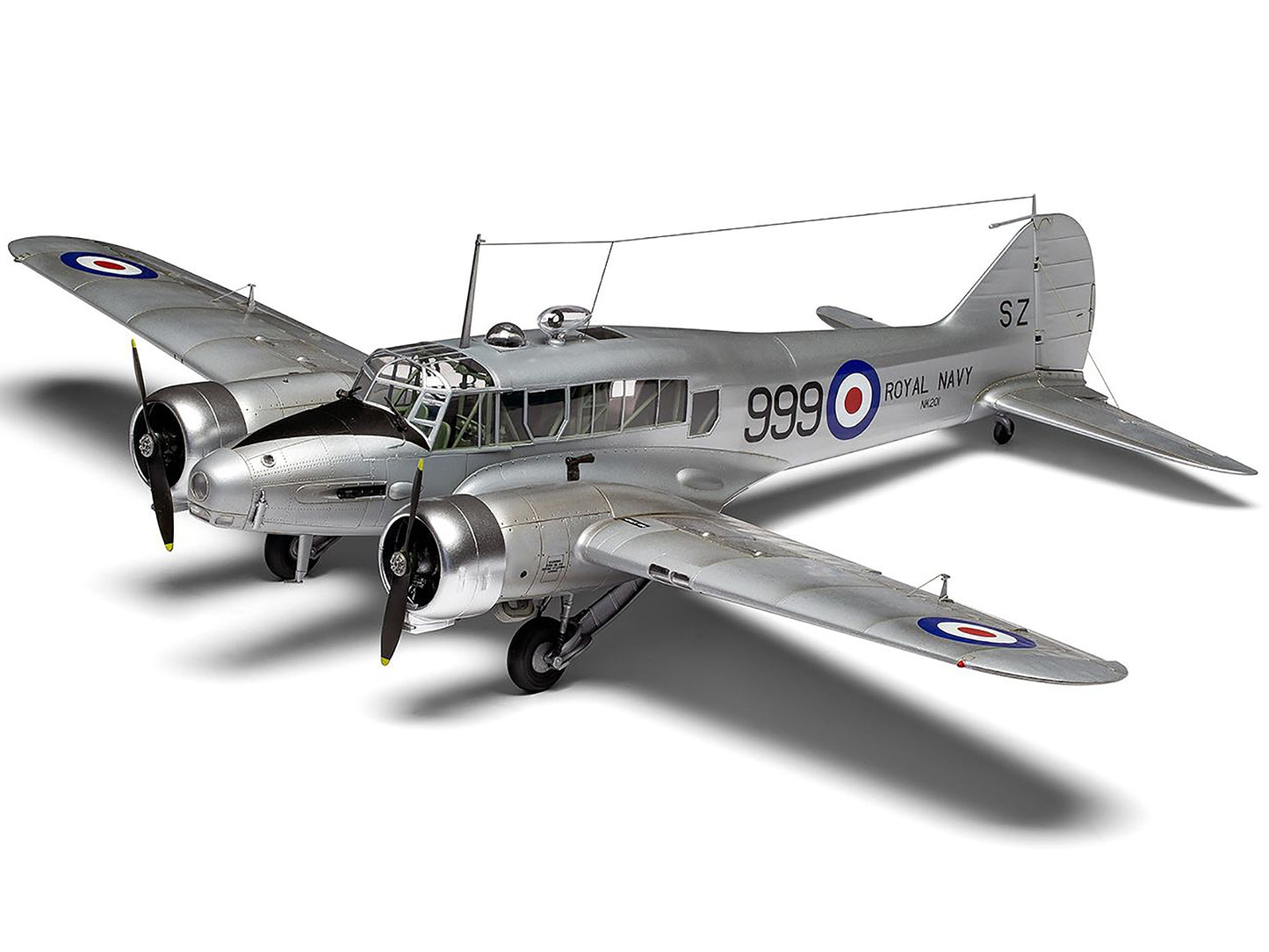 Level 3 Model Kit Avro Anson Mk.I Aircraft with 3 Scheme Options 1/48 Plastic Model Kit by Airfix