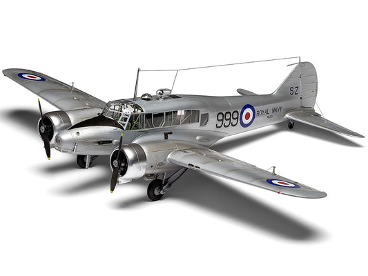 Level 3 Model Kit Avro Anson Mk.I Aircraft with 3 Scheme Options 1/48 Plastic Model Kit by Airfix