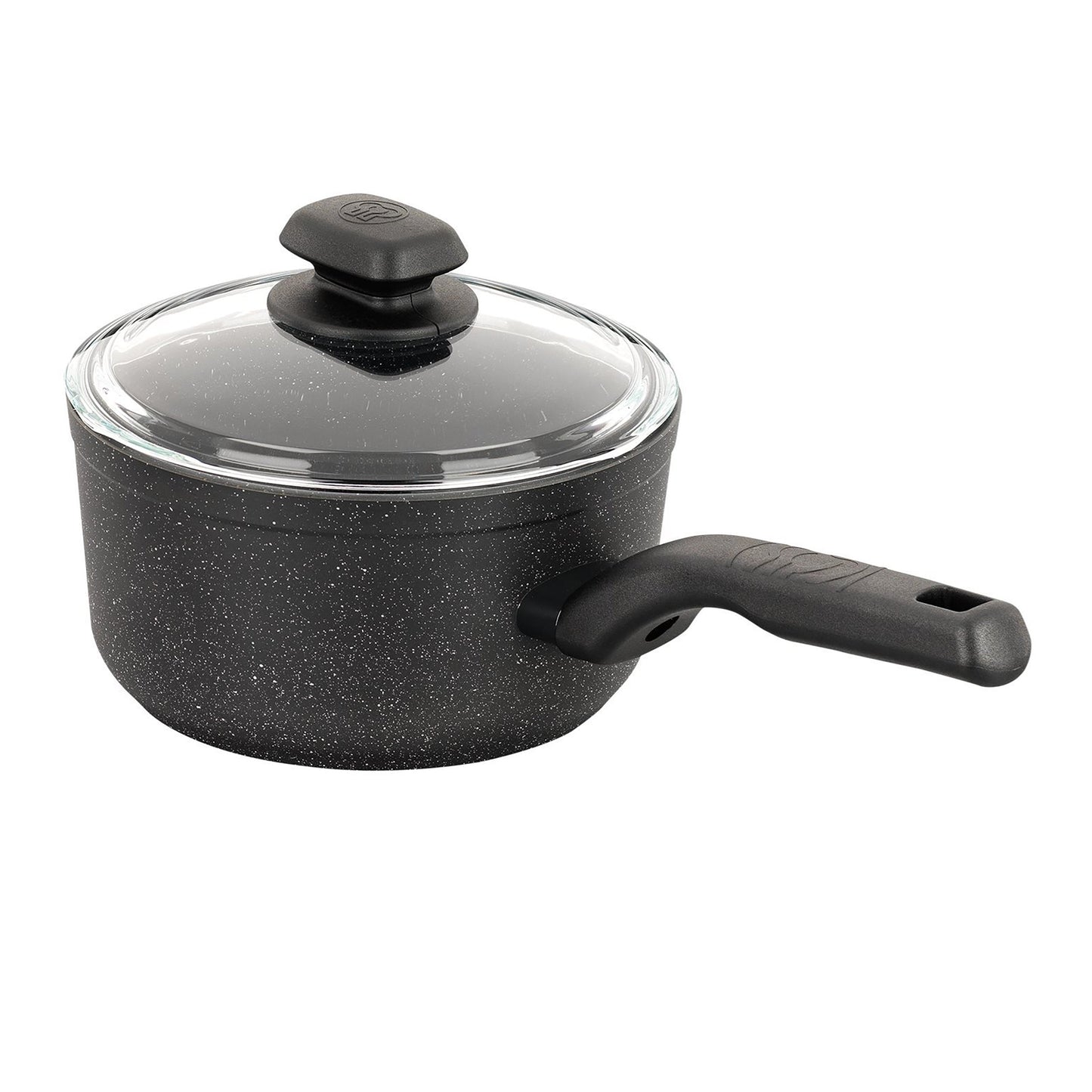 Korkmaz Ornella 2 Piece 2 Liter Quart Aluminum Nonstick Saucepan with Lid W2B