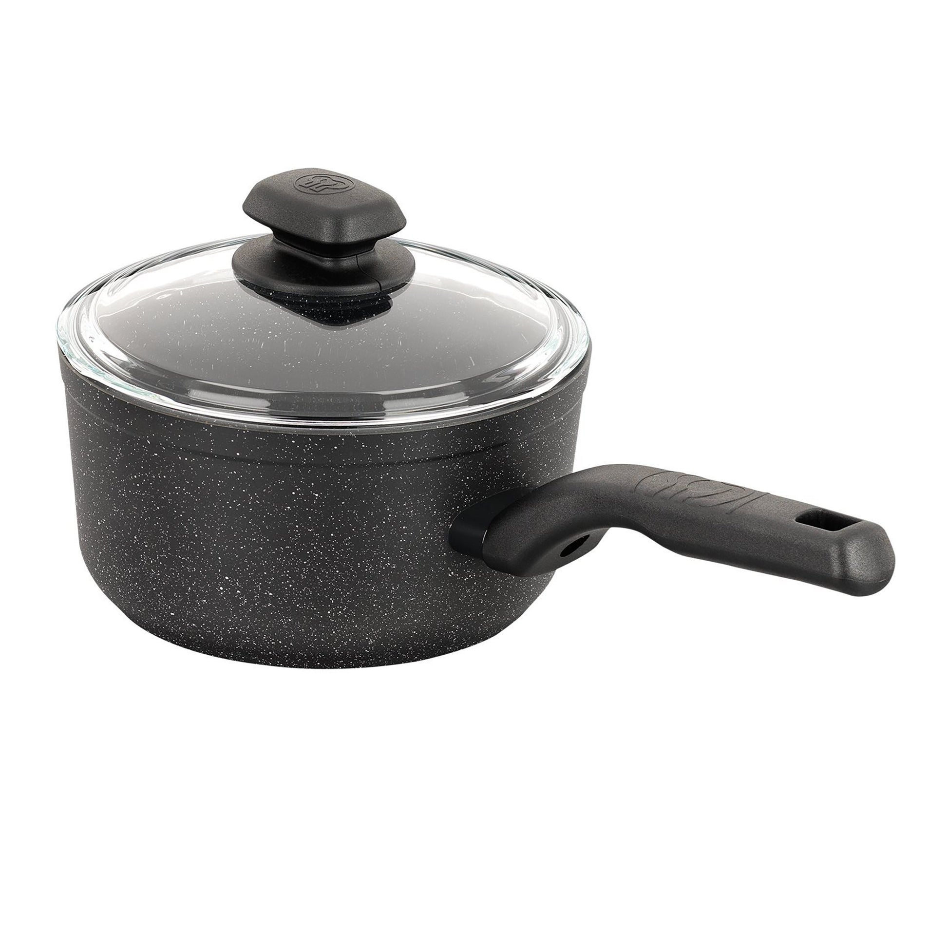 Korkmaz Ornella 2 Piece 2 Liter Quart Aluminum Nonstick Saucepan with Lid W2B