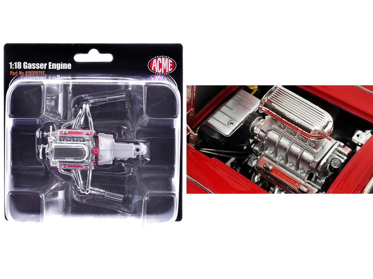 Chevrolet Gasser Engine Replica from "Chevrolet Corvette Gasser" 1/18 Model by ACME-0