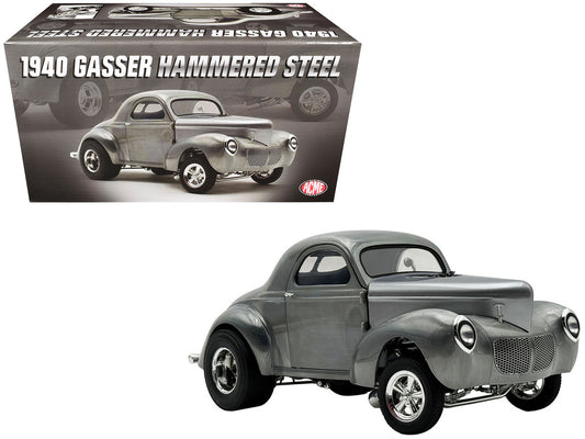 1940 Gasser "Hammered Steel" Raw Metal Limited Edition to 306 pieces Worldwide 1/18 Diecast Model Car by ACME-0