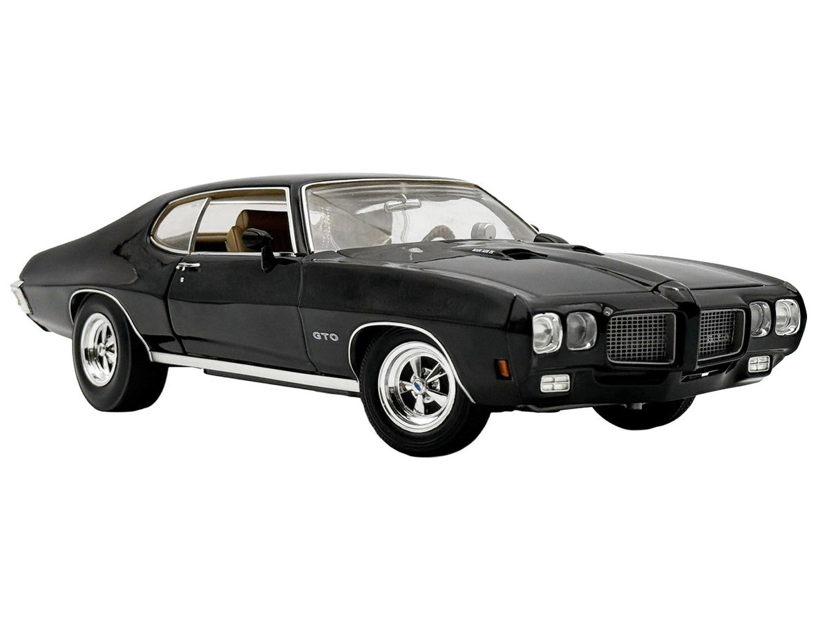 1970 Pontiac GTO Ram Air IV "Main Street" Black Limited Edition to 402 pieces Worldwide 1/18 Diecast Model Car by ACME Acme