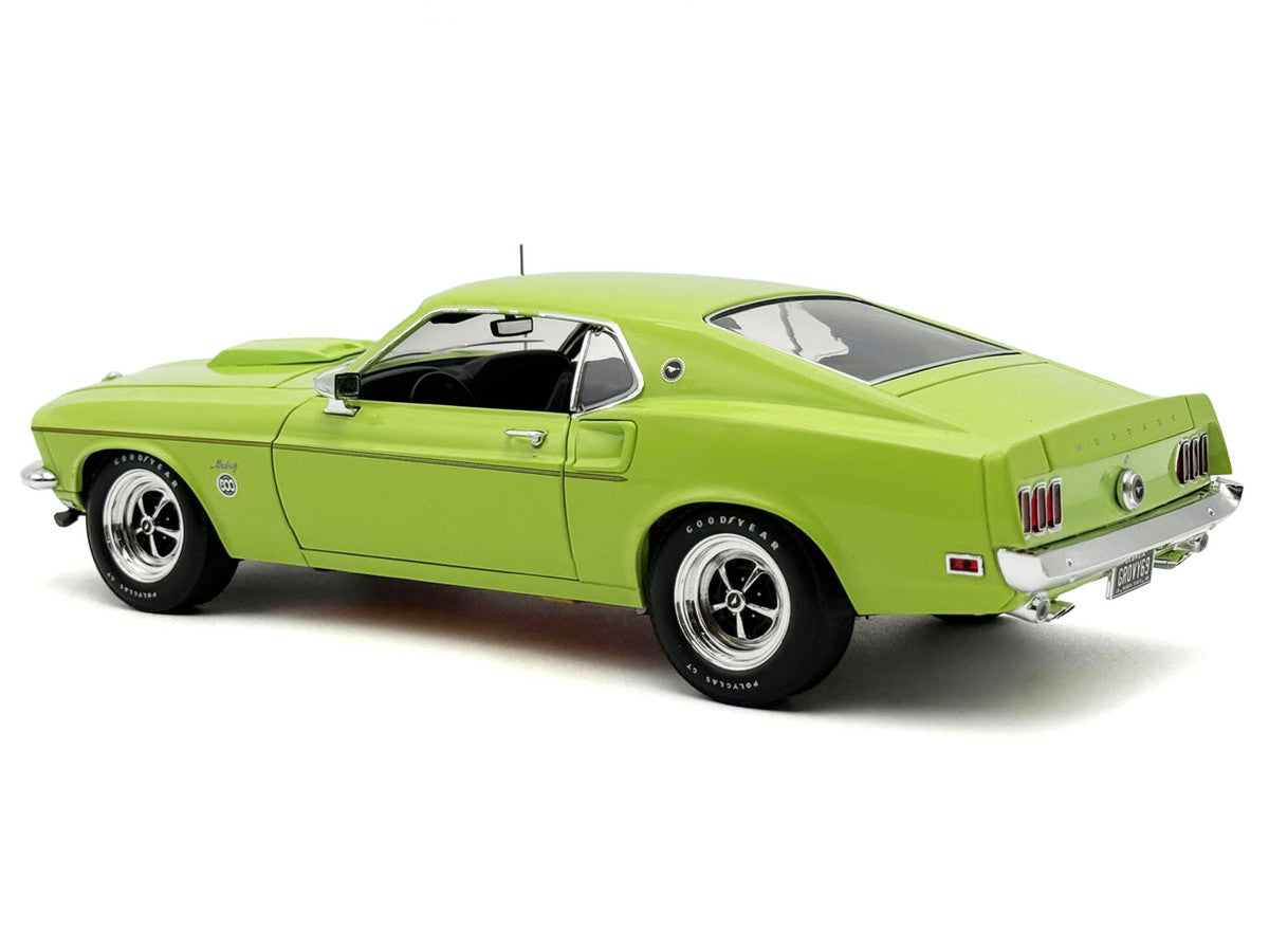 1969 Ford Mustang Limited Edition 600 Groovy Green Limited Edition to 300 pieces Worldwide 1/18 Diecast Model Car by ACME-0