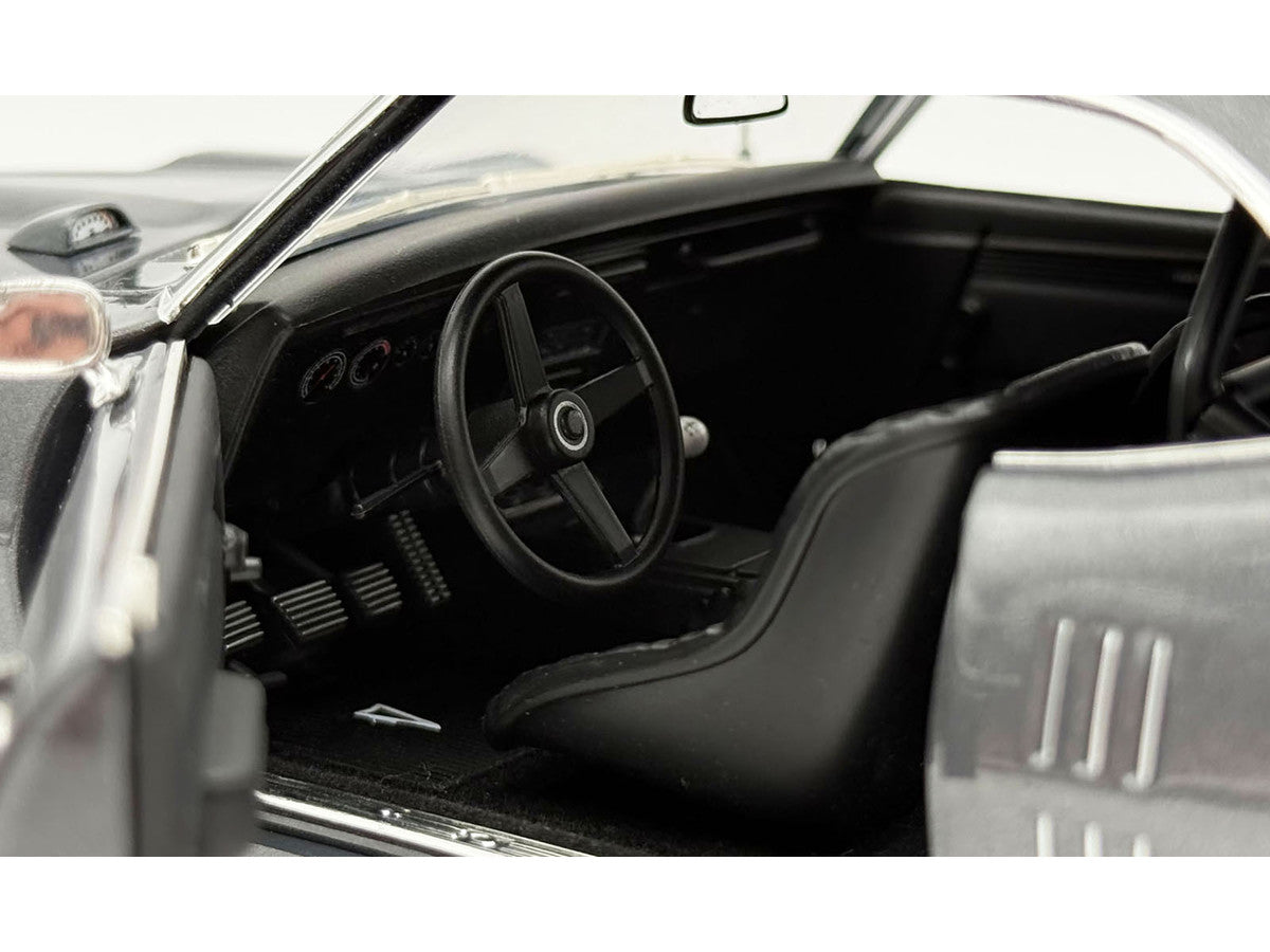 1968 Pontiac Firebird Street Fighter "Silver Bird" Gun Metal Gray Metallic Limited Edition to 400 pieces Worldwide 1/18 Diecast Model Car by ACME-1