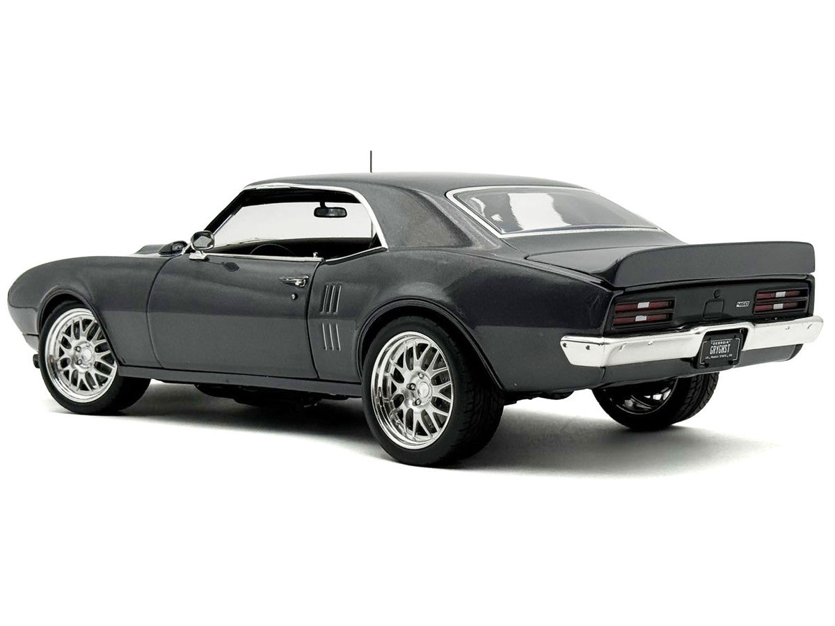 1968 Pontiac Firebird Street Fighter "Silver Bird" Gun Metal Gray Metallic Limited Edition to 400 pieces Worldwide 1/18 Diecast Model Car by ACME-0