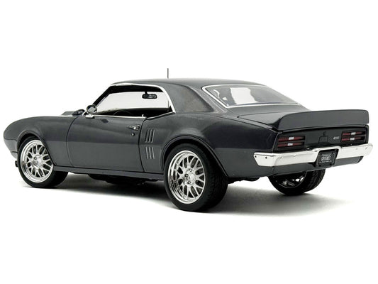 1968 Pontiac Firebird Street Fighter "Silver Bird" Gun Metal Gray Metallic Limited Edition to 400 pieces Worldwide 1/18 Diecast Model Car by ACME-0