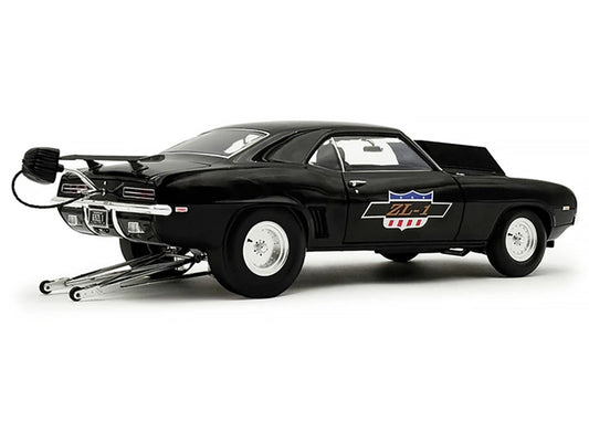 1969 Chevrolet Camaro ZL-1 "Drag Outlaws" Black Limited Edition to 372 pieces Worldwide 1/18 Diecast Model Car by ACME Acme