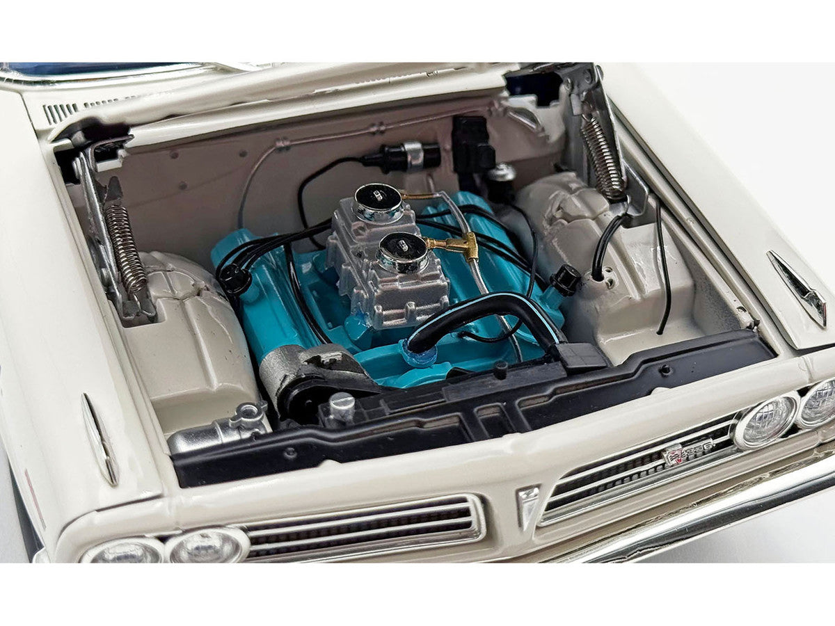 1963 Pontiac Tempest Super Duty "Wynn Engineering Co." White with Blue Interior Limited Edition to 315 pieces Worldwide 1/18 Diecast Model Car by ACME Acme