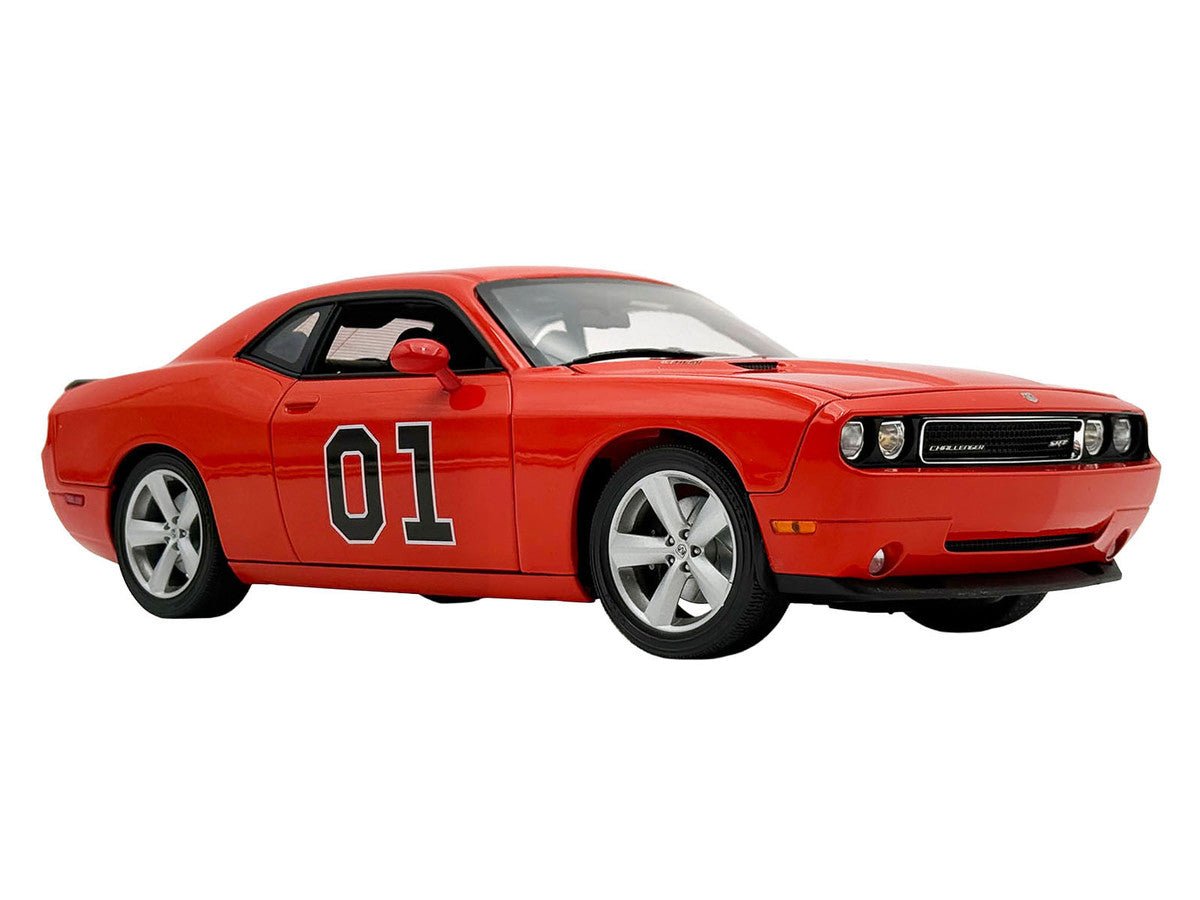 2010 Dodge Challenger SRT8 #01 "The General" Orange Limited Edition to 510 pieces Worldwide 1/18 Diecast Model Car by ACME Acme