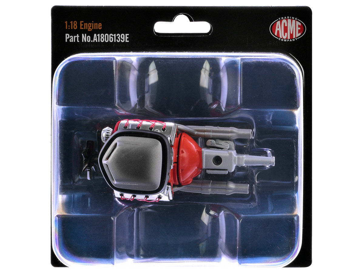 426 HEMI Engine and Transmission Replica from "1970 Plymouth HEMI Cuda" 1/18 Model by ACME Acme