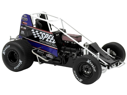 Winged Sprint Car #48 Danny Dietrich "Weikert's Livestock - Speedway Cars" Gary Kauffman Racing (2025) 1/18 Diecast Model Car by ACME-1