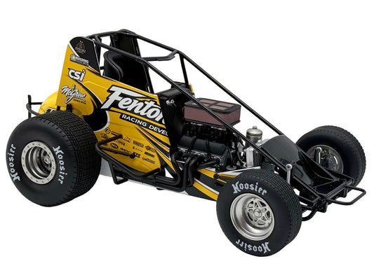 Winged Sprint Car #19 Brent Marks "Fenton Marks Racing" (2026) 1/18 Diecast Model Car by ACME Acme