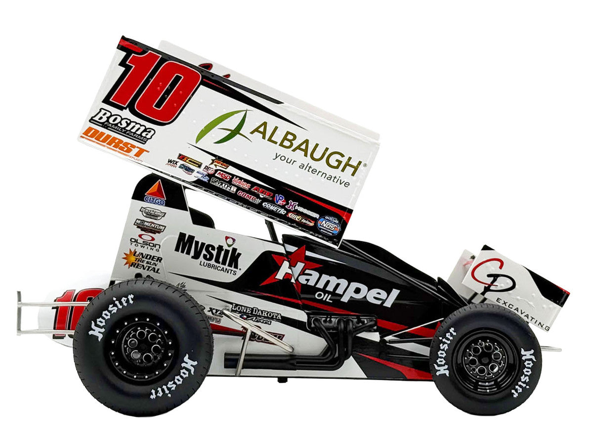Winged Sprint Car #10 Ryan Timms "Liebig Motorsports - Hampel Oil" (2026) 1/18 Diecast Model Car by ACME Acme