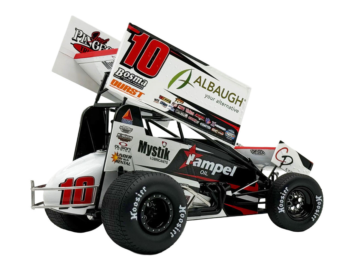Winged Sprint Car #10 Ryan Timms "Liebig Motorsports - Hampel Oil" (2026) 1/18 Diecast Model Car by ACME Acme