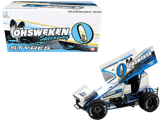 Winged Sprint Car #0 Glenn Styres "GSR Chassis - Ohsweken Speedway" (2026) 1/18 Diecast Model Car by ACME Acme
