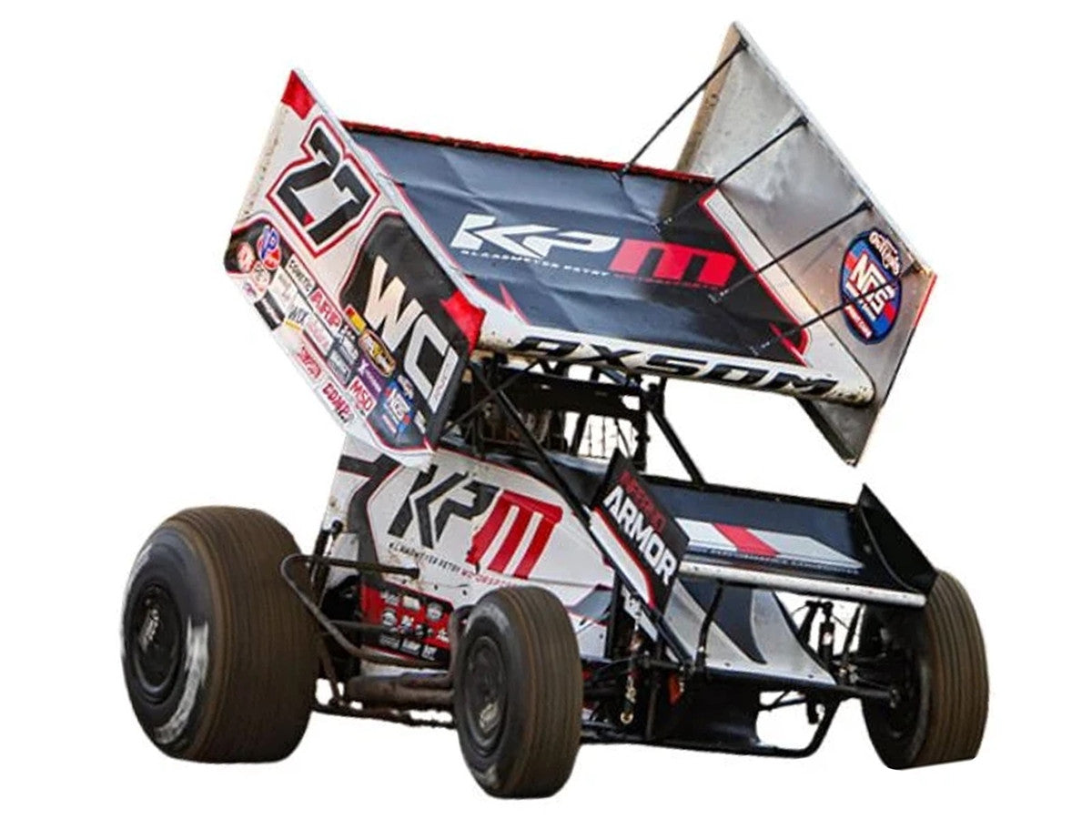 Winged Sprint Car #27 Emerson Axsom "WCI - KPM" White (2026) 1/18 Diecast Model Car by ACME Acme