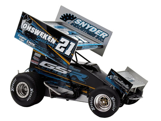 Winged Sprint Car #21 Kyle Phillips "GSR Chassis - Ohsweken Speedway" (2026) 1/18 Diecast Model Car by ACME Acme