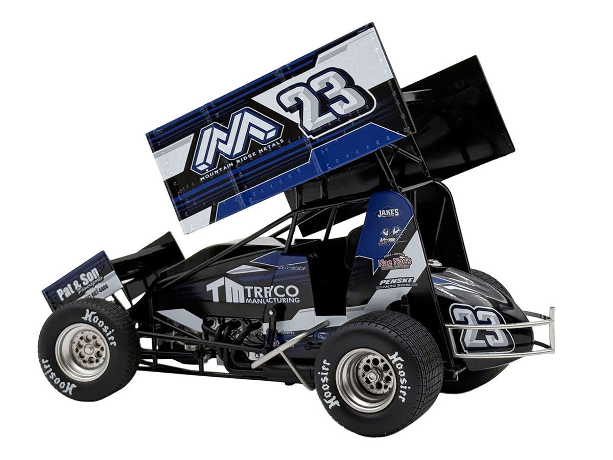 Winged Sprint Car #23 Chase Dietz "Treyco Manufacturing - Mountain Ridge Metals" (2026) 1/18 Diecast Model Car by ACME-1