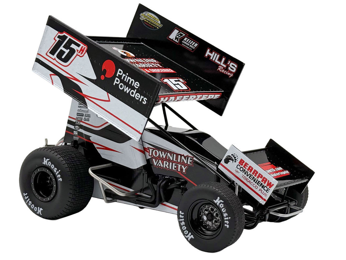 Winged Sprint Car #15H Sam Hafertepe "Townline Variety - Prime Powders" (2026) 1/18 Diecast Model Car by ACME Acme
