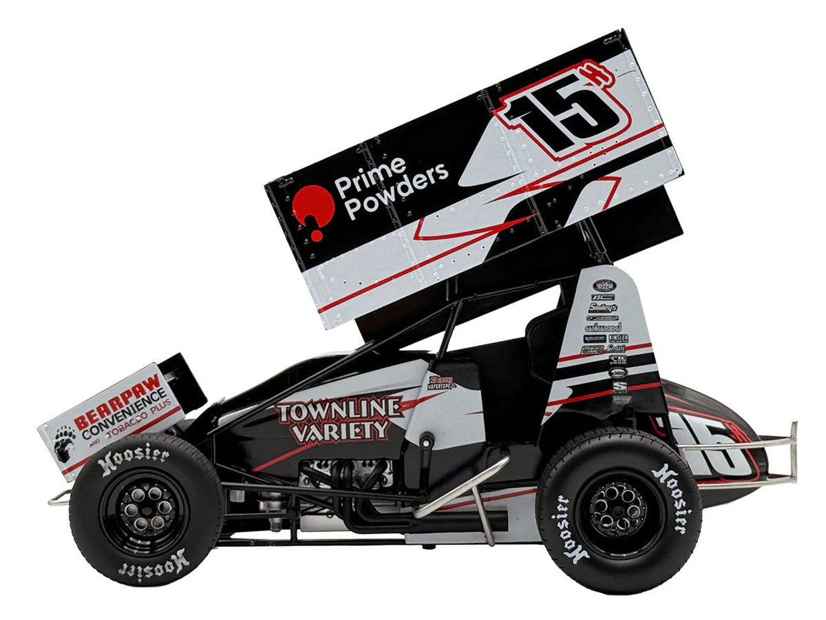 Winged Sprint Car #15H Sam Hafertepe "Townline Variety - Prime Powders" (2026) 1/18 Diecast Model Car by ACME Acme