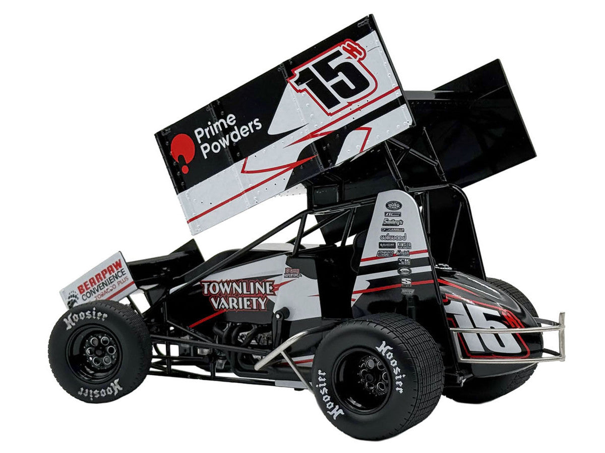 Winged Sprint Car #15H Sam Hafertepe "Townline Variety - Prime Powders" (2026) 1/18 Diecast Model Car by ACME Acme