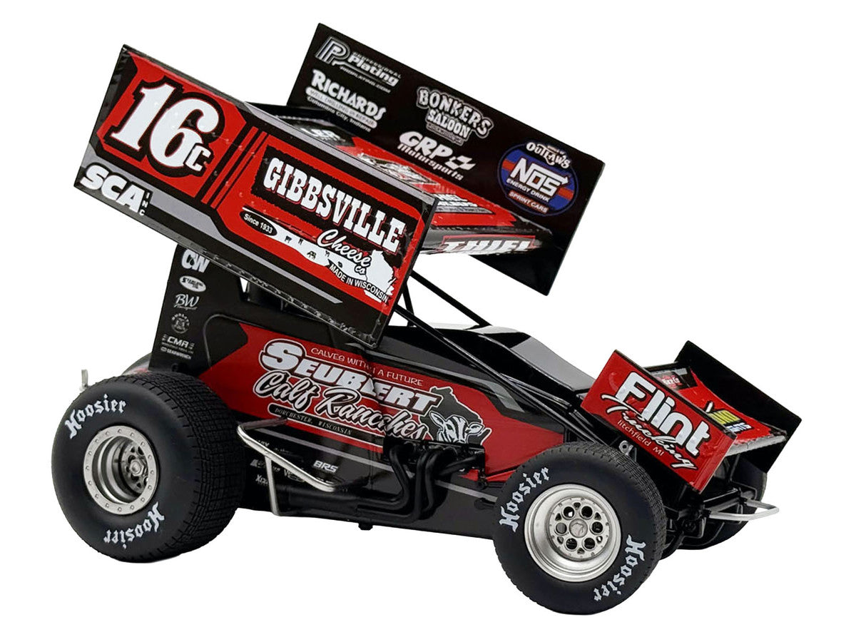 Winged Sprint Car #16C Scotty Thiel "Greg Wheeler Motorsports - Seubert Calf Ranches" (2026) 1/18 Diecast Model Car by ACME Acme