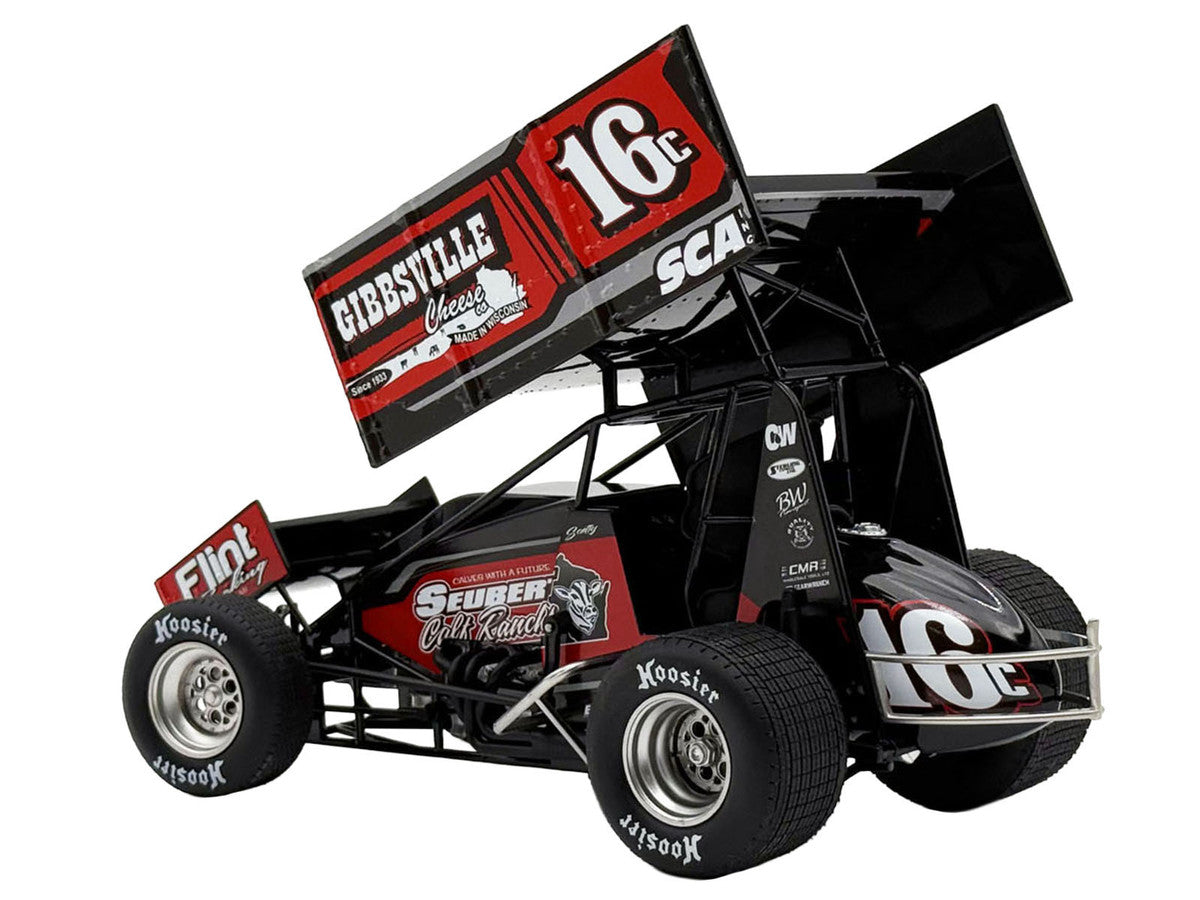 Winged Sprint Car #16C Scotty Thiel "Greg Wheeler Motorsports - Seubert Calf Ranches" (2026) 1/18 Diecast Model Car by ACME Acme