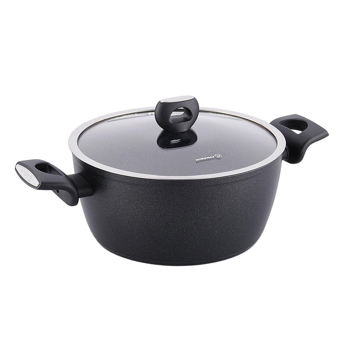 Korkmaz Nora 2 Piece 4.6 Liter Alumium Nonstick Casserole Dish with Lid W2B