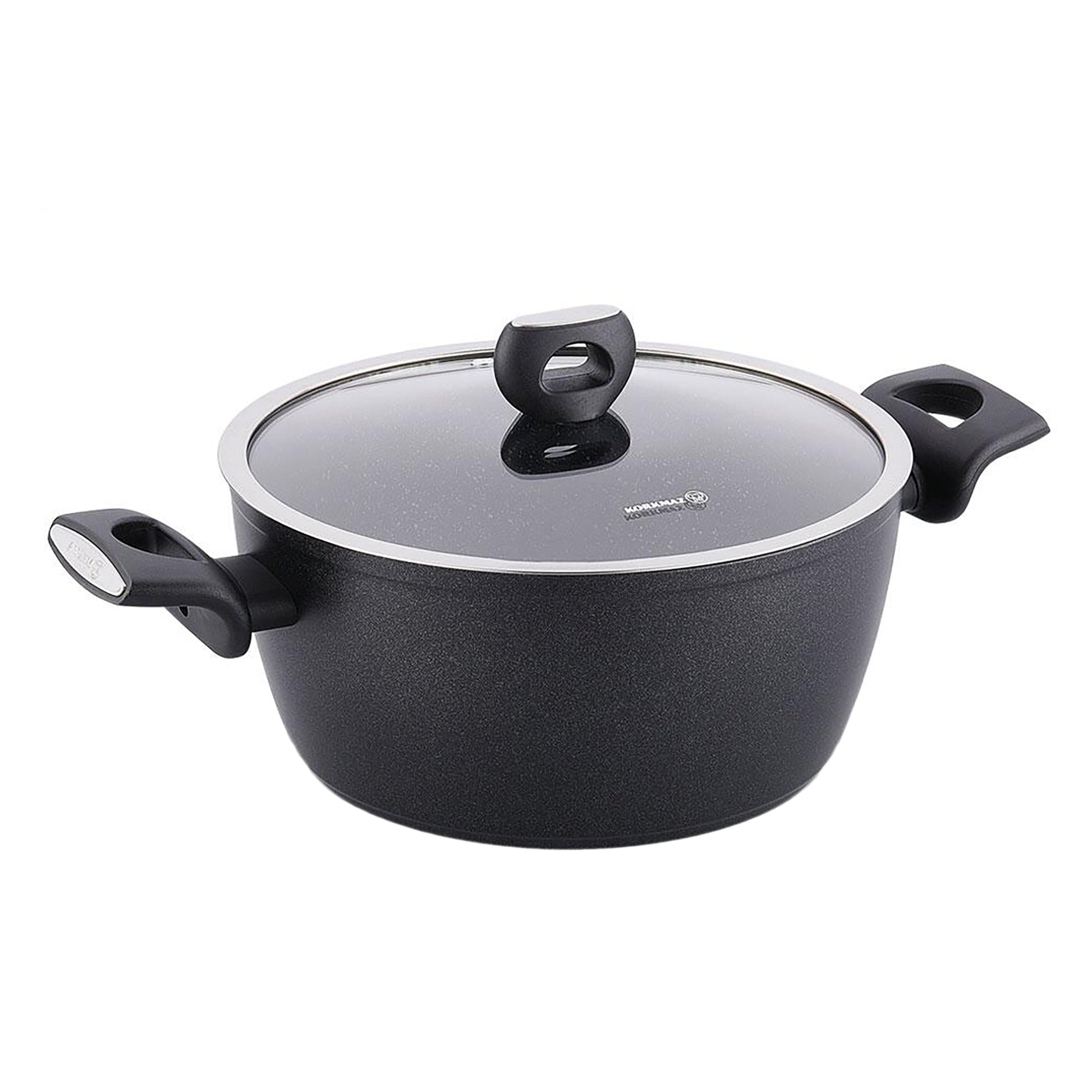 Korkmaz Nora 2 Piece 4.6 Liter Alumium Nonstick Casserole Dish with Lid W2B