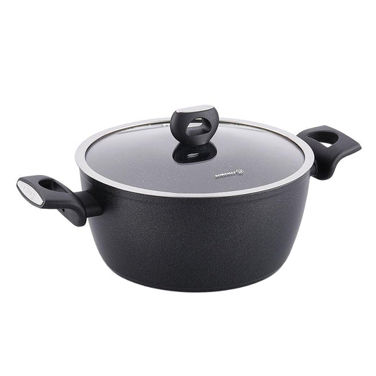 Korkmaz Nora 2 Piece 4.6 Liter Alumium Nonstick Casserole Dish with Lid W2B