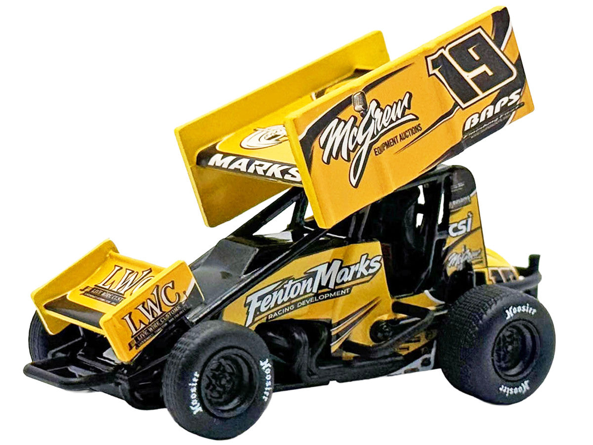 Winged Sprint Car #19 Brent Marks "Fenton Marks Racing" (2026) 1/50 Diecast Model Car by ACME Acme