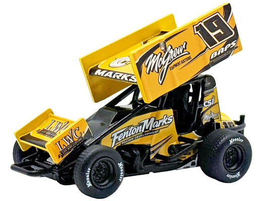 Winged Sprint Car #19 Brent Marks "Fenton Marks Racing" (2026) 1/50 Diecast Model Car by ACME Acme