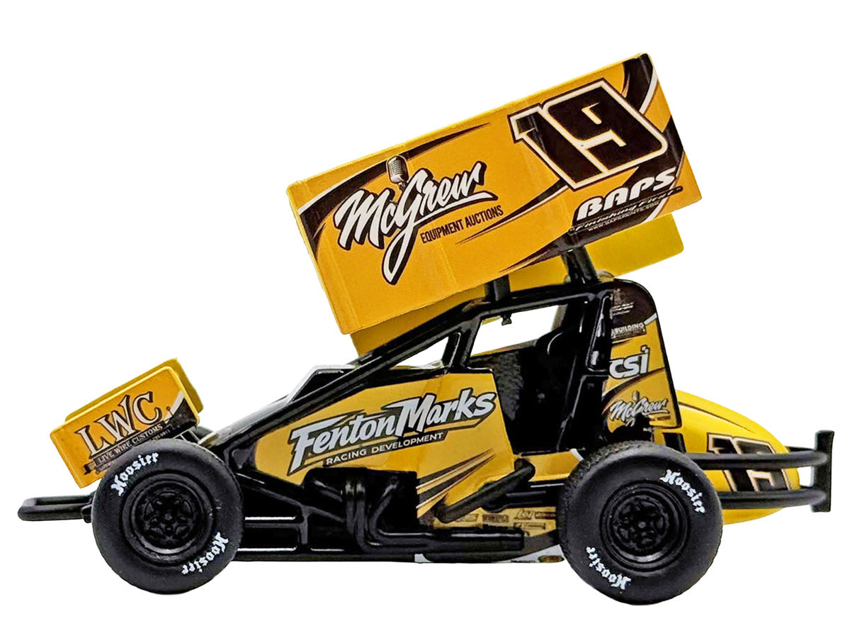 Winged Sprint Car #19 Brent Marks "Fenton Marks Racing" (2026) 1/50 Diecast Model Car by ACME Acme