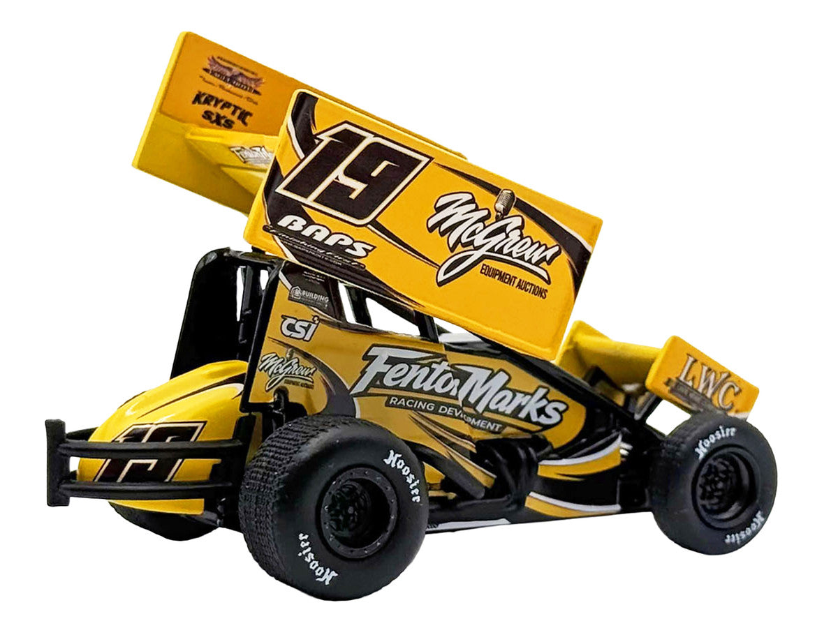 Winged Sprint Car #19 Brent Marks "Fenton Marks Racing" (2026) 1/50 Diecast Model Car by ACME Acme