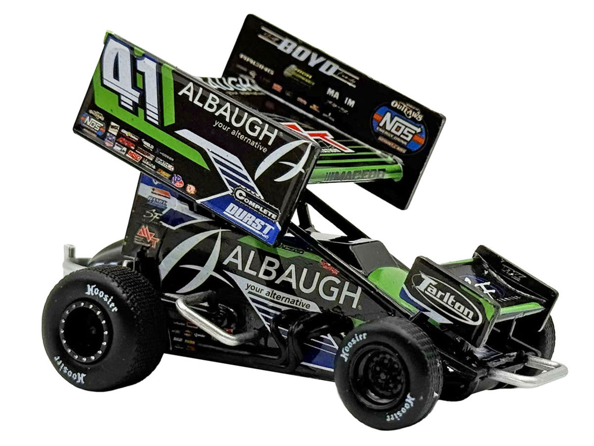 Winged Sprint Car #41 Carson Macedo "Albaugh" Jason Johnson Racing (2026) 1/50 Diecast Model Car by ACME Acme
