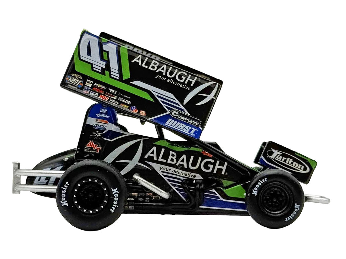 Winged Sprint Car #41 Carson Macedo "Albaugh" Jason Johnson Racing (2026) 1/50 Diecast Model Car by ACME Acme