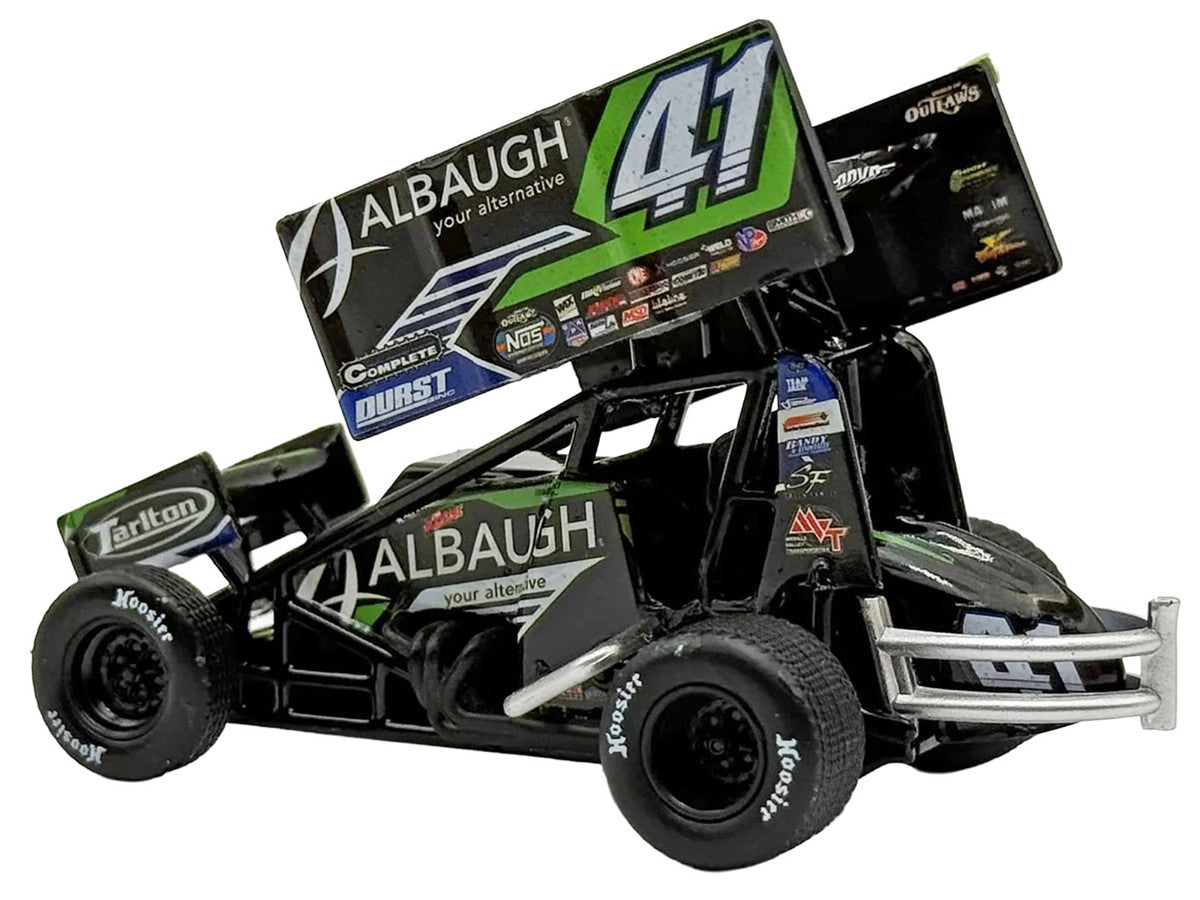 Winged Sprint Car #41 Carson Macedo "Albaugh" Jason Johnson Racing (2026) 1/50 Diecast Model Car by ACME Acme