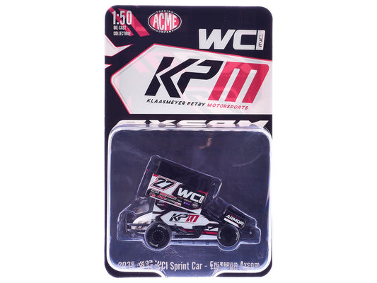 Winged Sprint Car #27 Emerson Axsom "WCI - KPM" White (2026) 1/50 Diecast Model Car by ACME Acme