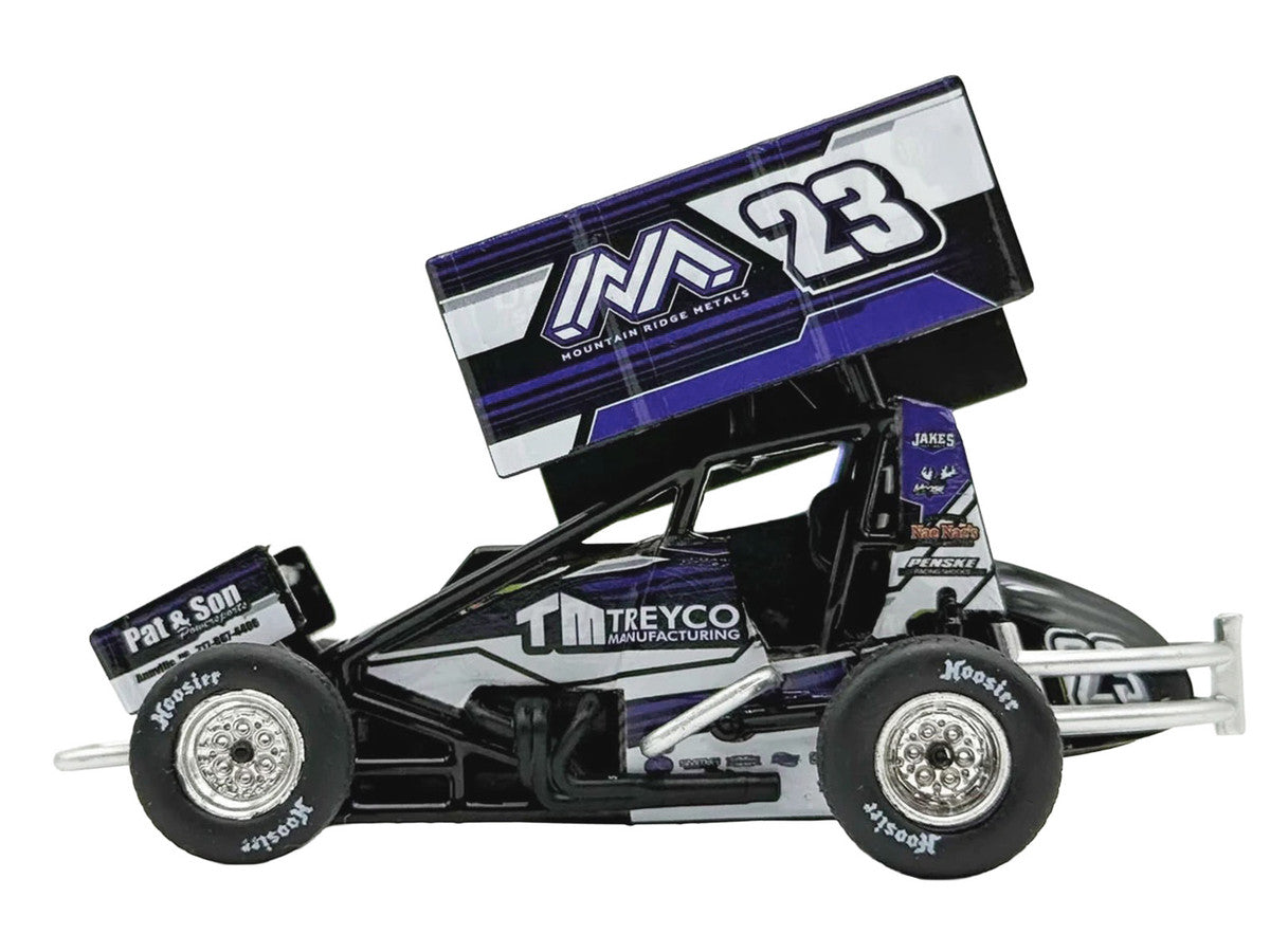 Winged Sprint Car #23 Chase Dietz "Treyco Manufacturing - Mountain Ridge Metals" (2026) 1/50 Diecast Model Car by ACME Acme