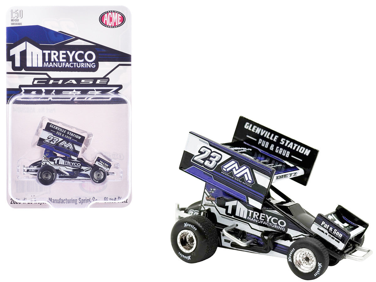 Winged Sprint Car #23 Chase Dietz "Treyco Manufacturing - Mountain Ridge Metals" (2026) 1/50 Diecast Model Car by ACME Acme