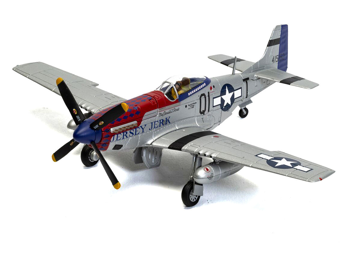 North American P-51D Mustang Aircraft "Jersey Jerk 361st Fighter Squadron Martlesham Heath" United States Army Air Forces "The Aviation Archive" Series 1/72 Diecast Model by Corgi-1