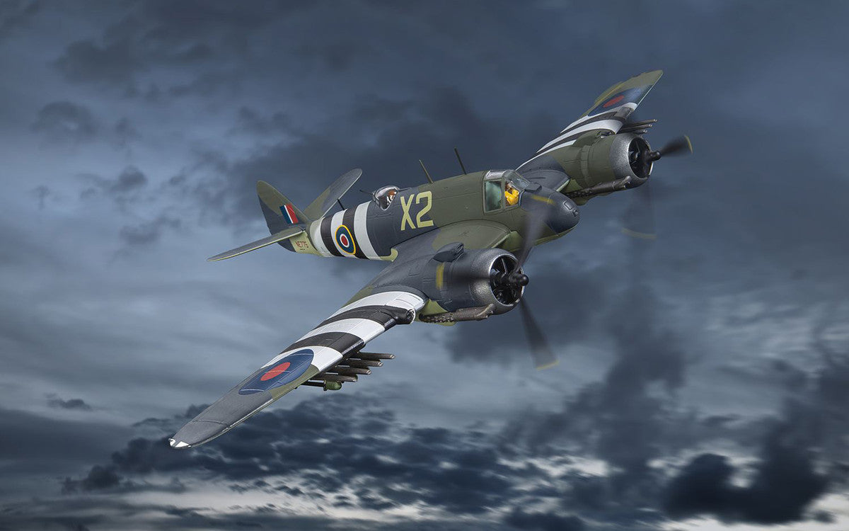 Bristol Beaufighter TF.X Fighter Aircraft "NE775/X2 455 Squadron RAF Langham Norfolk" (1944) British Royal Air Force "The Aviation Archive" Series 1/72 Diecast Model by Corgi-1