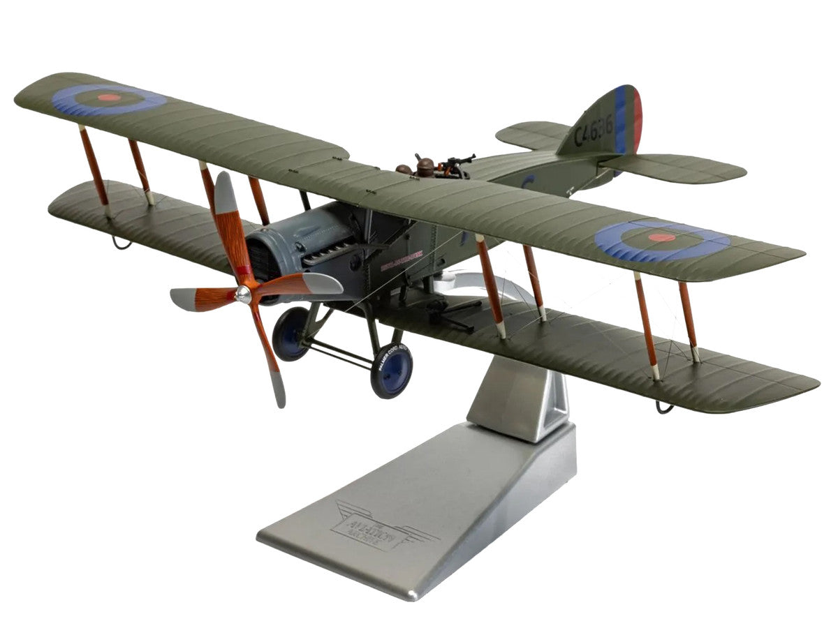 Bristol F-2B Fighter Aircraft "C4636 Devil-in-the-Dusk No. 39 Squadron" (1918) Royal Flying Corps "The Aviation Archive" Series 1/48 Diecast Model by Corgi-1