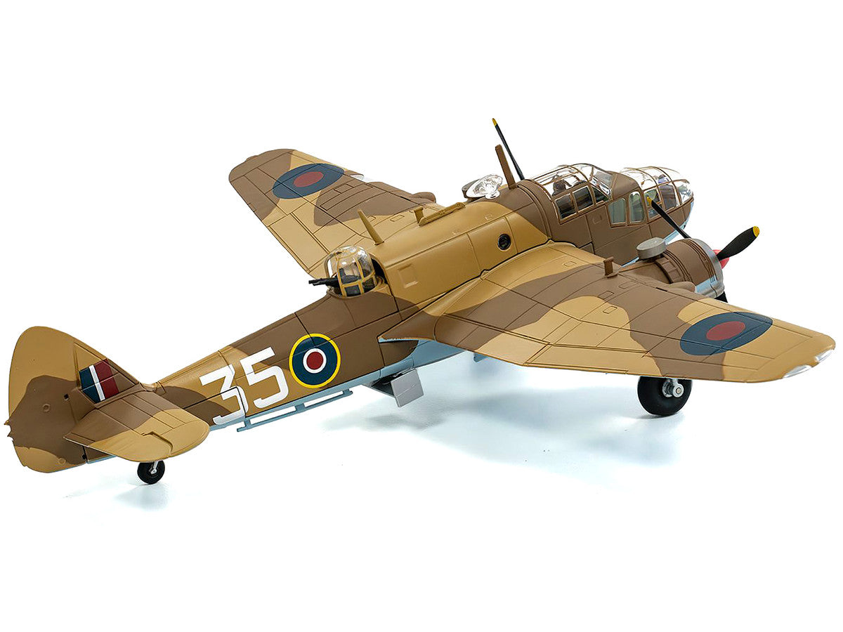 Bristol Beaufort MkIa Bomber Aircraft "EK979 Middle East Check and Conversion Unit" (1944) British Royal Air Force "The Aviation Archive" Series 1/72 Diecast Model by Corgi Corgi
