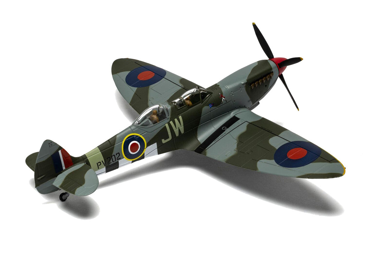 Supermarine Spitfire T.9 Aircraft "PV202 Aerial Collective at Duxford Airfield" British Royal Air Force "The Aviation Archive" Series 1/72 Diecast Model by Corgi-1