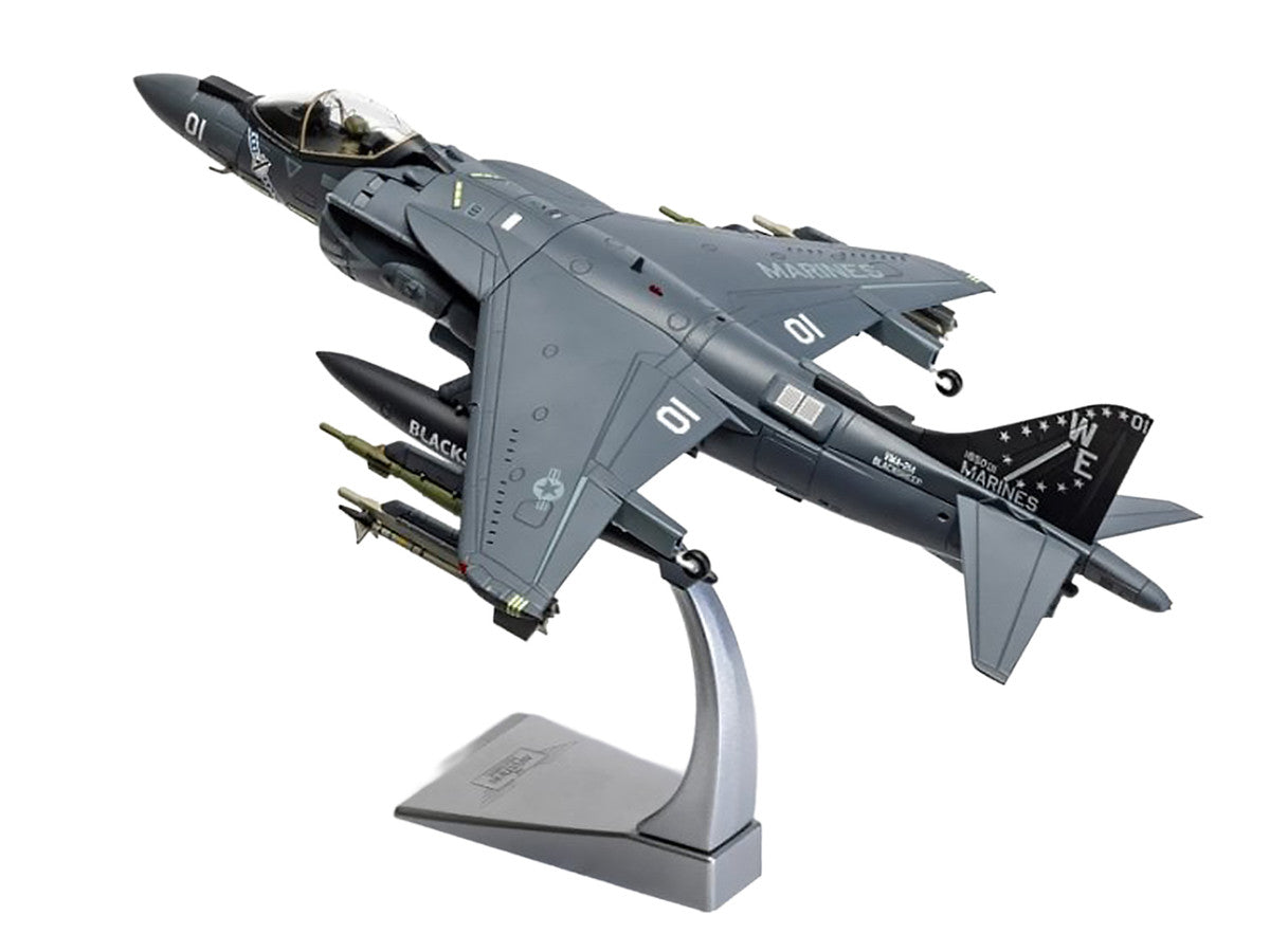 McDonnell Douglas AV-8B Harrier II Plus Aircraft "165001/01 VMA-214 Black Sheep MCAS Yuma" (2019) United States Marine Corps "The Aviation Archive" Series 1/48 Diecast Model by Corgi Corgi